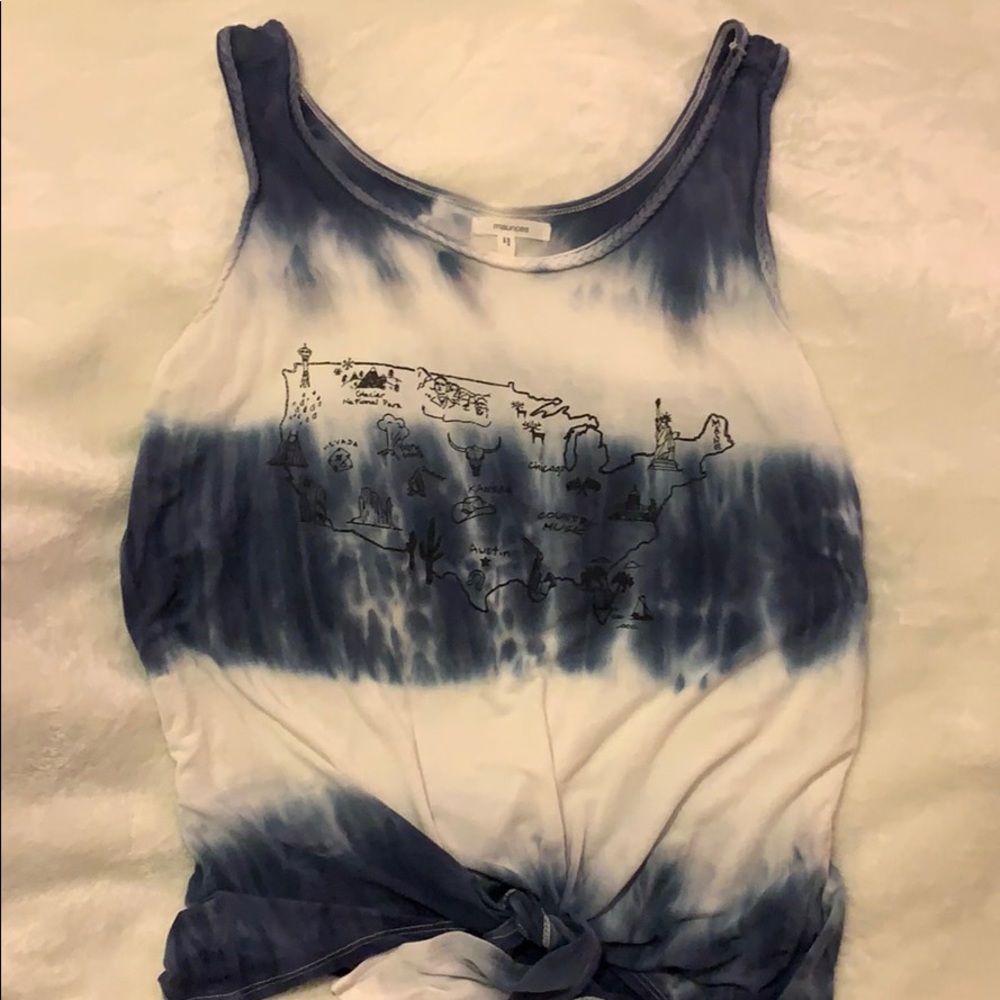 American Map Tank Top